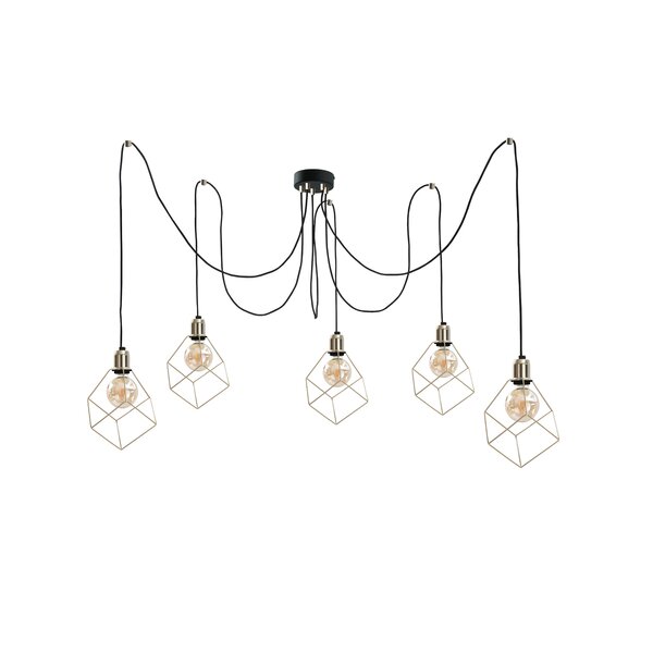 Brayden Studio Geometrische Pendelleuchten Set Flammig Bolduc